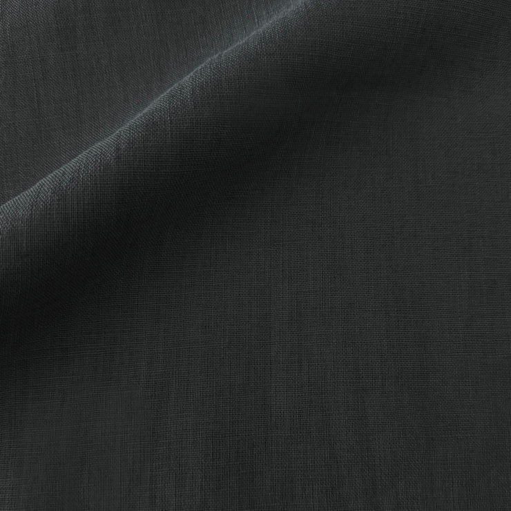 Anaya Home So Soft Linen Black Pillow 20x20 With Down Insert