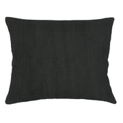 Anaya Home So Soft Linen Black Dutch Euro Pillow 28x36 With Down Insert