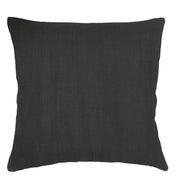 Anaya Home So Soft Linen Black Dutch Euro Pillow 26 x26 With Down Insert