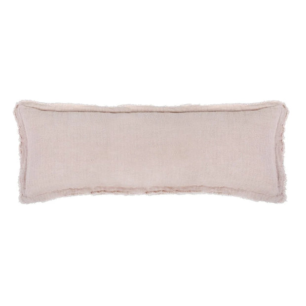 Pom Pom at Home Laurel Blush Stonewashed Linen Pillow with Insert  ~ 14 x 40