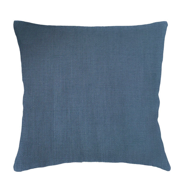 Anaya Home So Soft Linen Marine Blue Dutch Euro Pillow 26 x26 With Down Insert