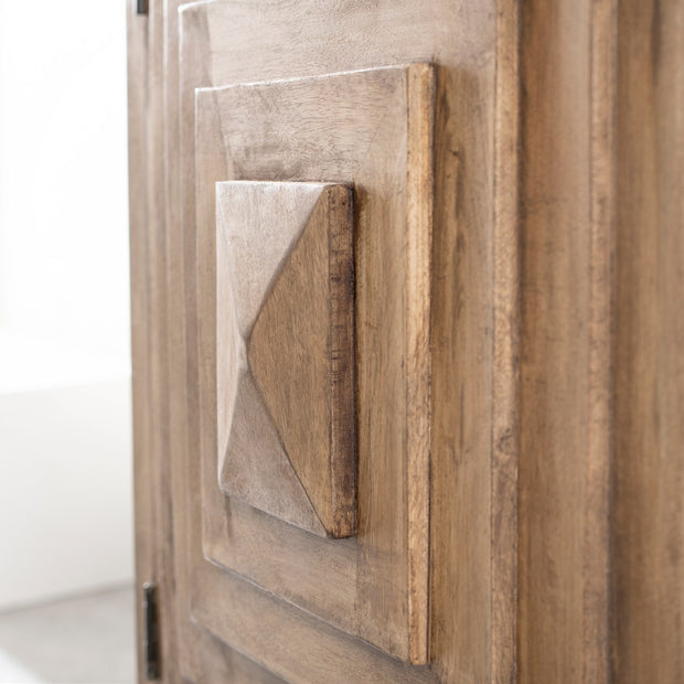 Crestview Collection Chantico Mango Wood Cabinet