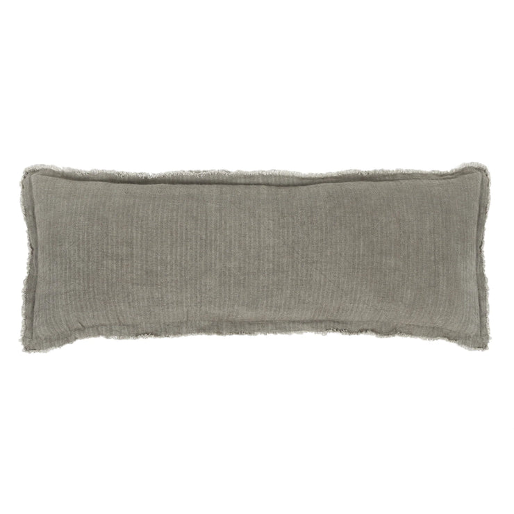 Pom Pom at Home Laurel Pebble Stonewashed Linen Pillow with Insert  ~ 14 x 40