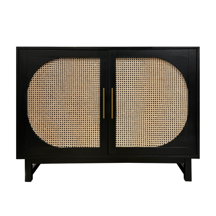 Crestview Collection Indi Natural Wood Two Door Cabinet