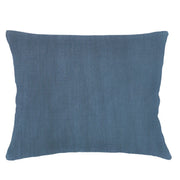 Anaya Home So Soft Linen Marine Blue Dutch Euro Pillow 28x36 With Down Insert