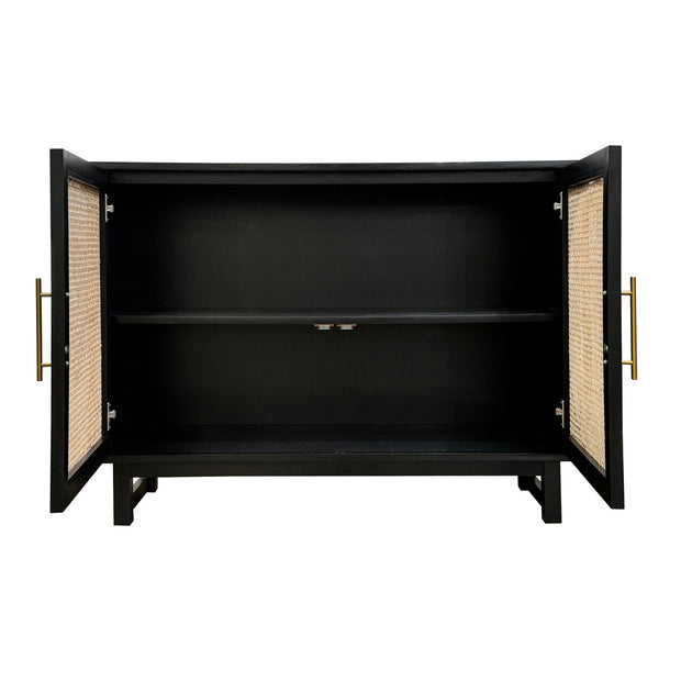 Crestview Collection Indi Natural Wood Two Door Cabinet