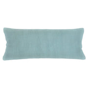 Anaya Home So Soft Linen Mist Blue Lumbar Pillow 14x40 With Down Insert