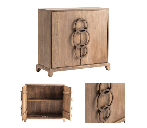 Crestview Collection Bengal Manor 3 Ring Cabinet