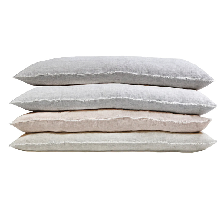 Pom Pom at Home Logan Linen Body Pillow with Insert ~ 18 x 60 ~ Available in 4 Colors