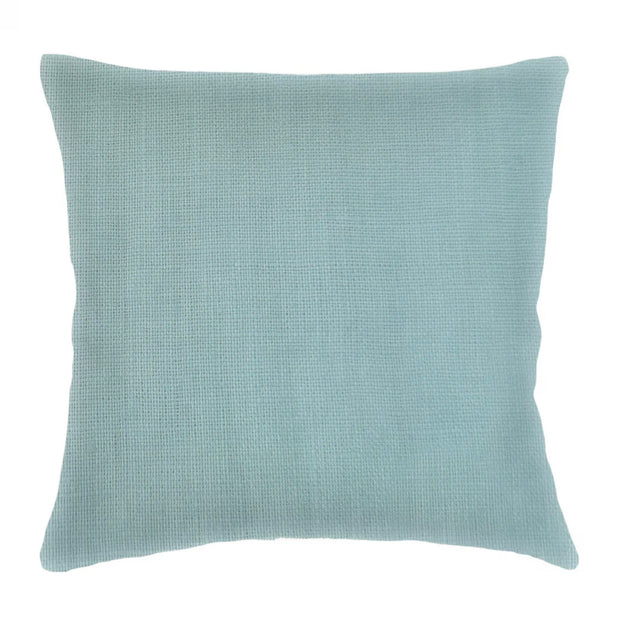 Anaya Home So Soft Linen Mist Blue Pillow 20x20 With Down Insert