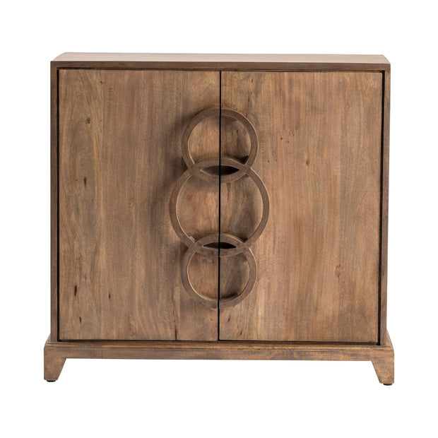 Crestview Collection Bengal Manor 3 Ring Cabinet