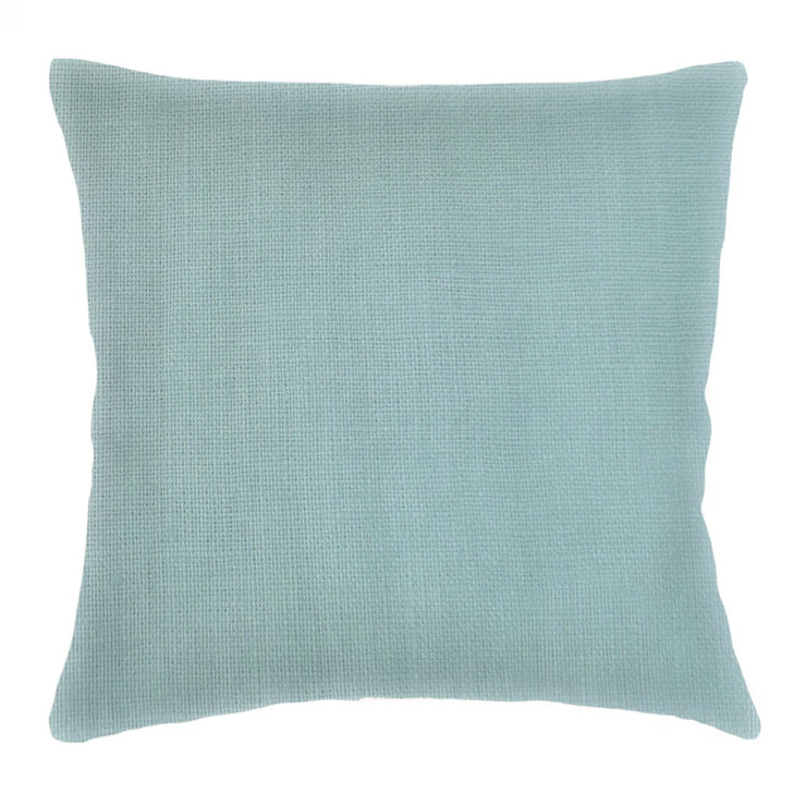 Anaya Home So Soft Linen Mist Blue Dutch Euro Pillow 26 x26 With Down Insert