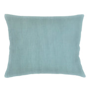 Anaya Home So Soft Linen Mist Blue Dutch Euro Pillow 28x36 With Down Insert