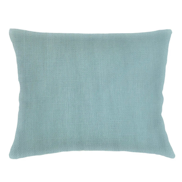 Anaya Home So Soft Linen Mist Blue Dutch Euro Pillow 28x36 With Down Insert