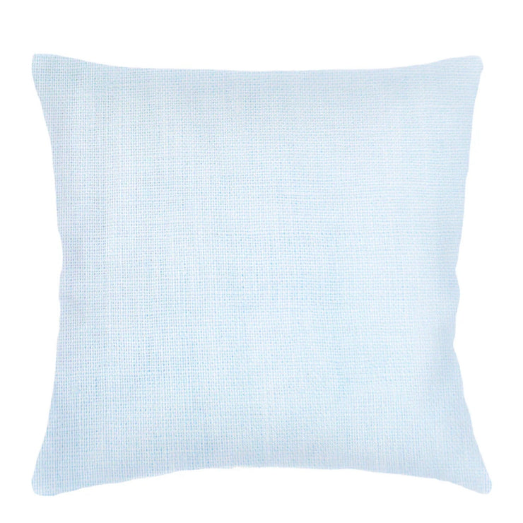 Anaya Home So Soft Linen Sky Blue Pillow 20x20 With Down Insert