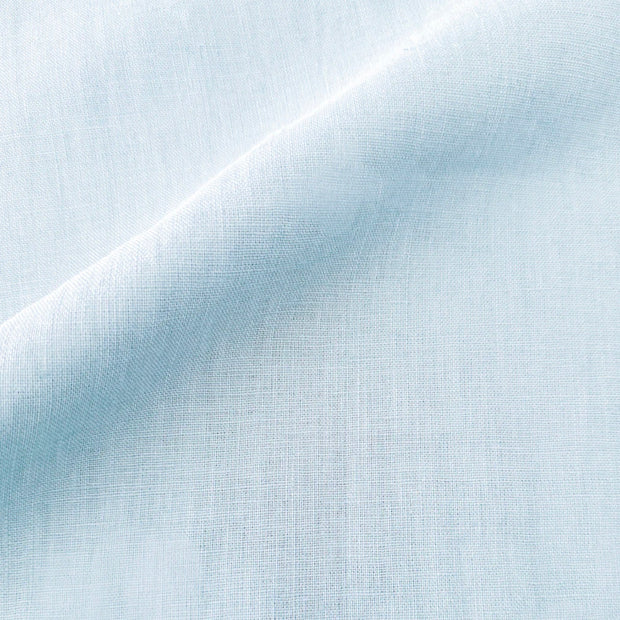 Anaya Home So Soft Linen Sky Blue Lumbar Pillow 14x40 With Down Insert