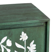 Crestview Collection Flourish Green 2- Door Cabinet