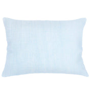 Anaya Home So Soft Linen Sky Blue Lumbar Pillow 14x20 With Down Insert