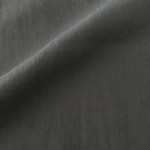 Anaya Home So Soft Linen Antique Grey Dutch Euro Pillow 28x36 With Down Insert