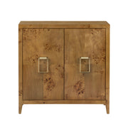 Crestview Collection Richmond Burl Wood 2- Door Cabinet