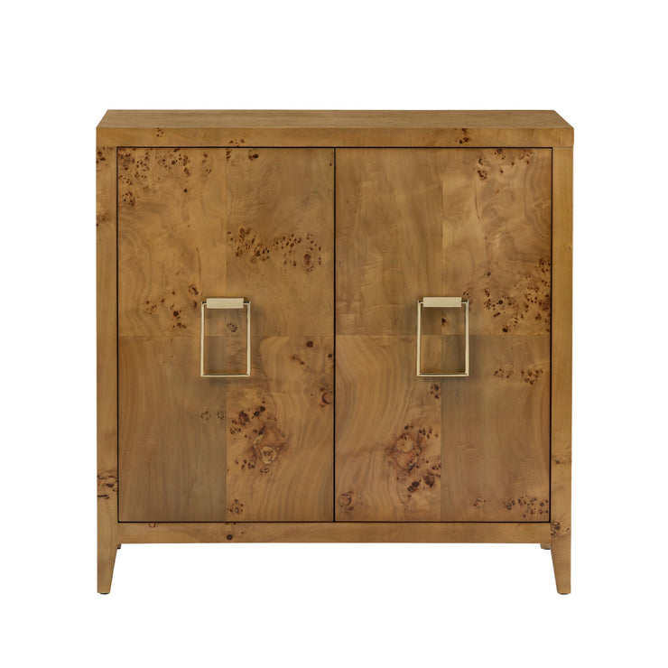 Crestview Collection Richmond Burl Wood 2- Door Cabinet