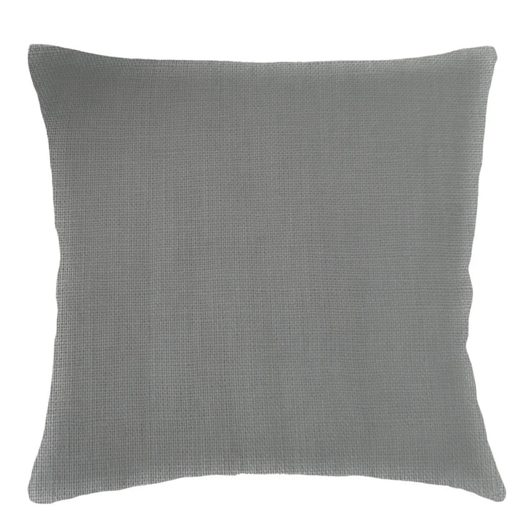 Anaya Home So Soft Linen Antique Grey Pillow 20x20 With Down Insert