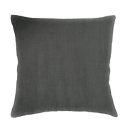 Anaya Home So Soft Linen Antique Grey Dutch Euro Pillow 26 x26 With Down Insert