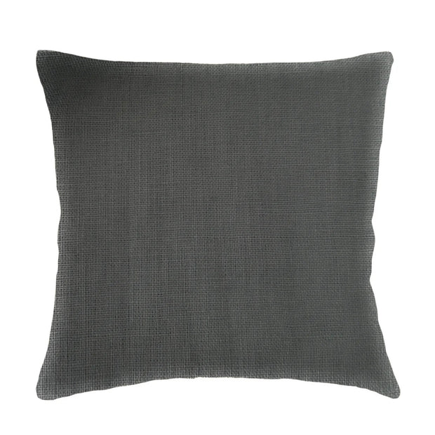 Anaya Home So Soft Linen Antique Grey Dutch Euro Pillow 26 x26 With Down Insert