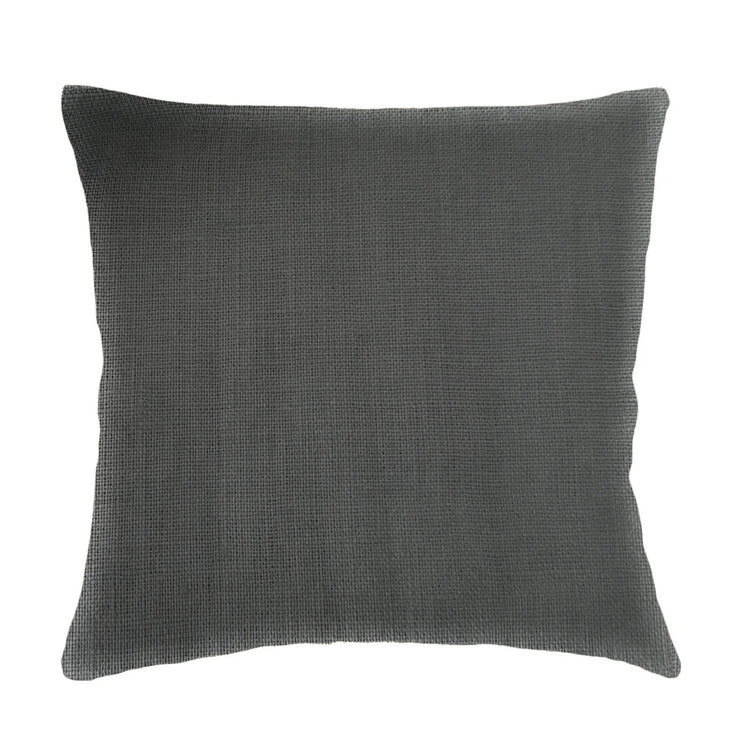 Anaya Home So Soft Linen Antique Grey Dutch Euro Pillow 26 x26 With Down Insert
