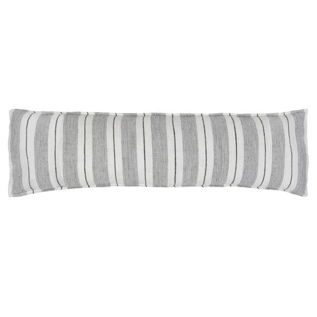 Pom Pom at Home Laguna Striped Linen Body Pillow with Insert ~ 18 x 60 ~ Available in 2 Colors