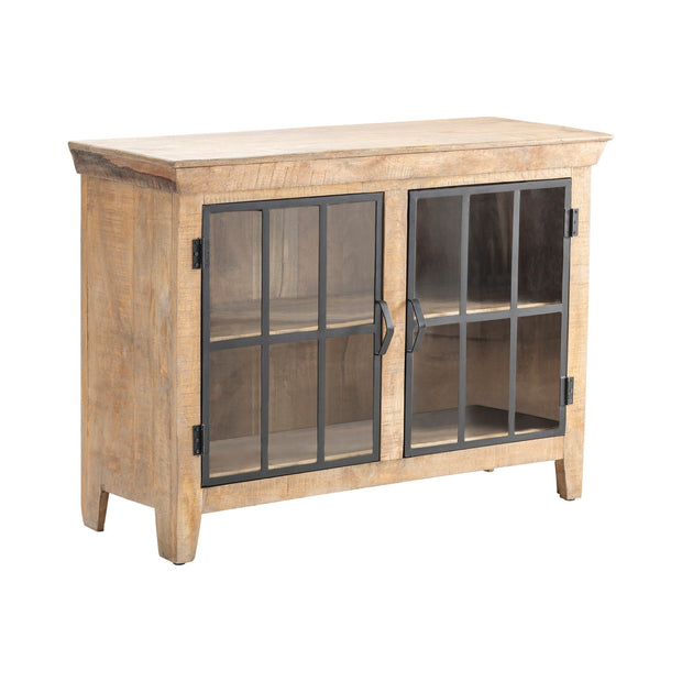 Crestview Collection Hillside Distressed Rustic Cabinet