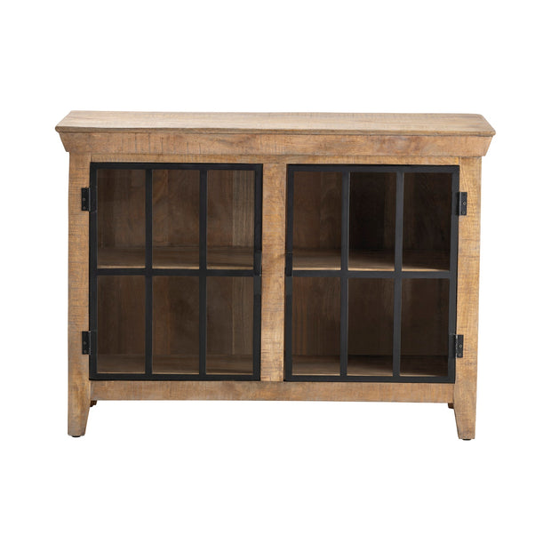 Crestview Collection Hillside Distressed Rustic Cabinet