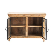 Crestview Collection Hillside Distressed Rustic Cabinet