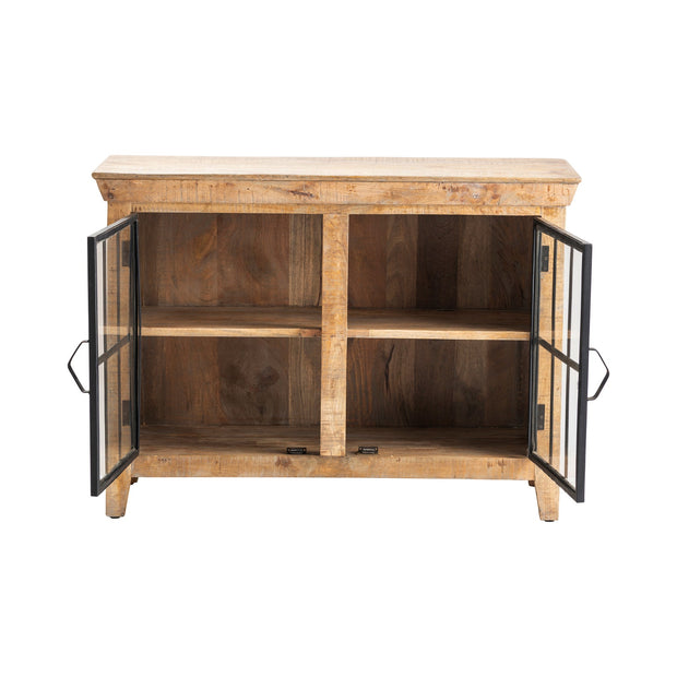 Crestview Collection Hillside Distressed Rustic Cabinet