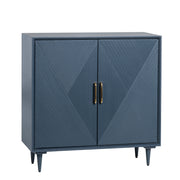 Crestview Collection Arvada Captivating Blue Cabinet