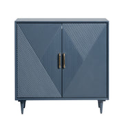 Crestview Collection Arvada Captivating Blue Cabinet