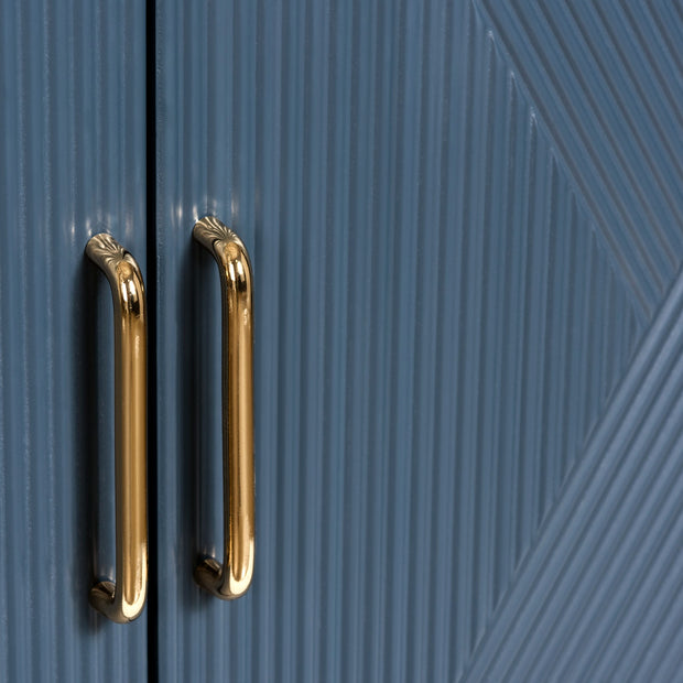 Crestview Collection Arvada Captivating Blue Cabinet