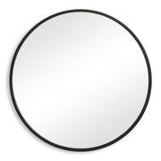 Casa Bella Living Perfect Matte Black Round Mirror