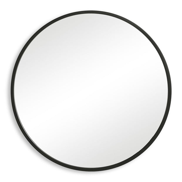 Casa Bella Living Perfect Matte Black Round Mirror
