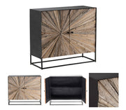 Crestview Collection Bazemore Aged Wood Cabinet