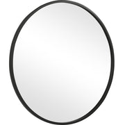 Casa Bella Living Perfect Matte Black Round Mirror