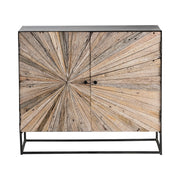 Crestview Collection Bazemore Aged Wood Cabinet