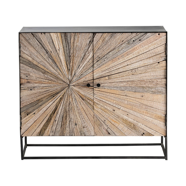 Crestview Collection Bazemore Aged Wood Cabinet