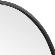 Casa Bella Living Perfect Matte Black Round Mirror