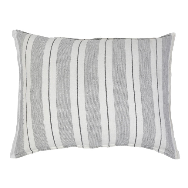 Pom Pom at Home Laguna Striped Linen Big Pillow with Insert ~ 28 x 36 ~ Available in 2 Colors