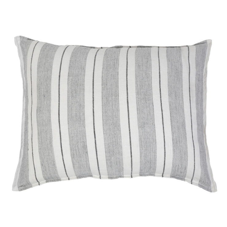 Pom Pom at Home Laguna Striped Linen Big Pillow with Insert ~ 28 x 36 ~ Available in 2 Colors