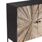 Crestview Collection Bazemore Aged Wood Cabinet