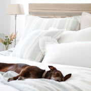 Pom Pom at Home Laguna Striped Linen Big Pillow with Insert ~ 28 x 36 ~ Available in 2 Colors