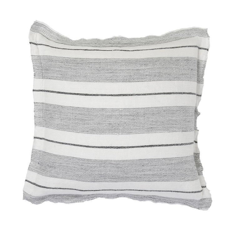 Pom Pom at Home Laguna Striped Linen Pillow with Insert ~ 20 x 20 ~ Available in 2 Colors