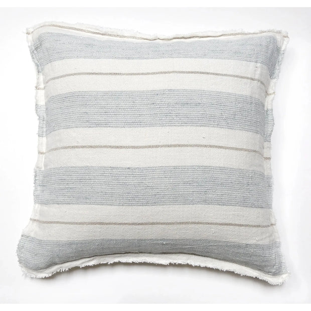 Pom Pom at Home Laguna Striped Linen Pillow with Insert ~ 20 x 20 ~ Available in 2 Colors